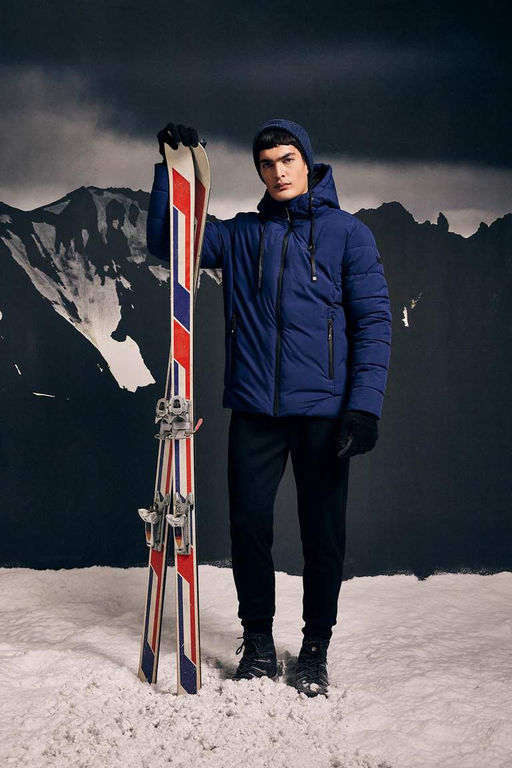 Водоотталкивающее пальто приталенного кроя с капюшоном DeFactoFit с подогревом  фото 2