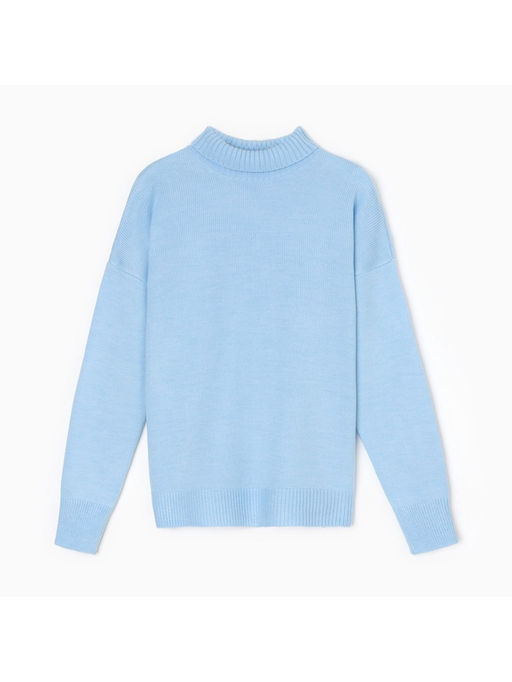 Джемпер женский вязаный MINAKU: Knitwear collection, голубой, размер 50-52