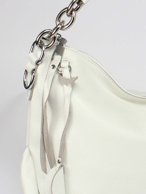 Сумка женская натуральная кожа JRP-8917-9, 1отд+карм/перег, плечевой ремень, белый SALE 259894 - Adelia фото 4