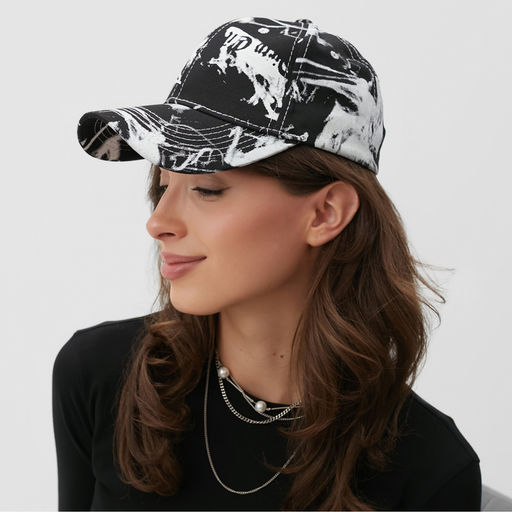 Кепка унисекс твил MINAKU, чёрно-белая, размер 58