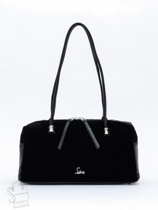 Сумка женская кожаная 98409SP black Velina Fabbiano-Safenta в Новосибирске