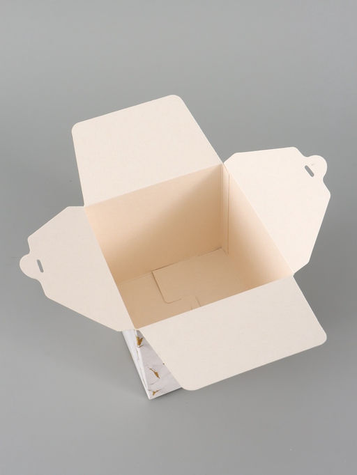 Цена за 10 шт. Коробка подарочная складная «Мрамор», 12×12×12 см