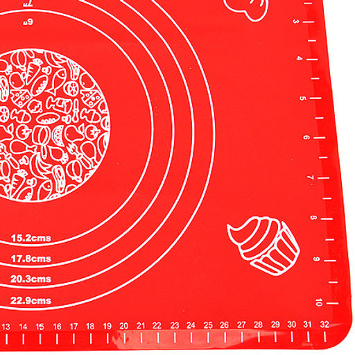 30495-1 Коврик силикон 38х28см.красный MB (х72) - Mayer&boch фото 3