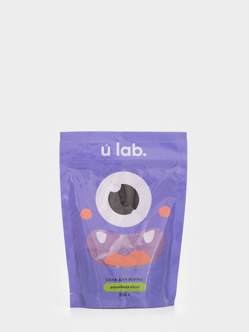 Соль для ванны «Монстрики», 200 г, аромат вишнёвая кола, ULAB