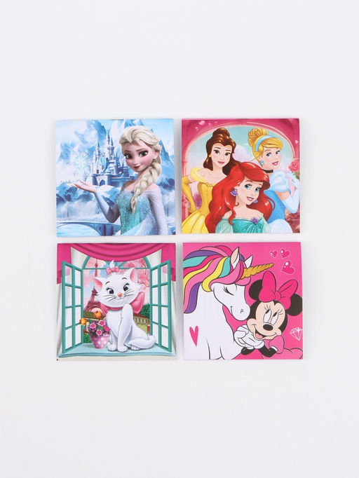 Цена за 20 шт. Блокнот «Принцессы» 10×10 см, 16 листов МИКС