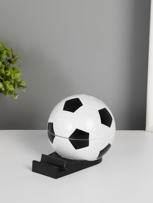 Ночник подставка под телефон "Футбольный мяч" 4хLED 3Вт 5V USB АКБ 2 режима 9,5х12,5х10 см   1091621