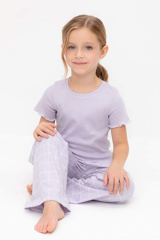 К 1636/лепесток орхидеи,двойная клетка пижама дет