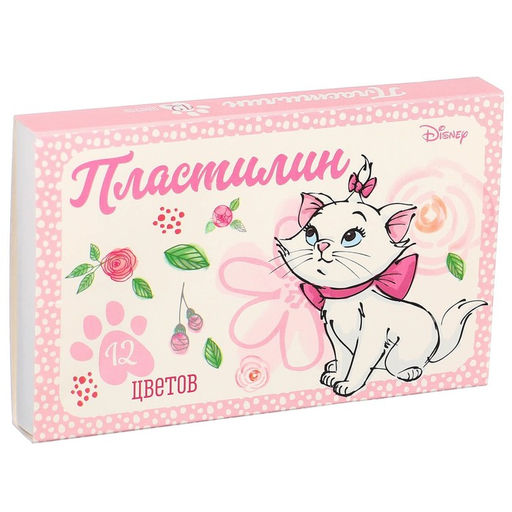 Пластилин 12 цветов 180 г «Мари», Коты-аристократы
