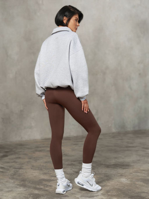 Утепленный свитшот-поло на молнии - NEVERLATE фото 6