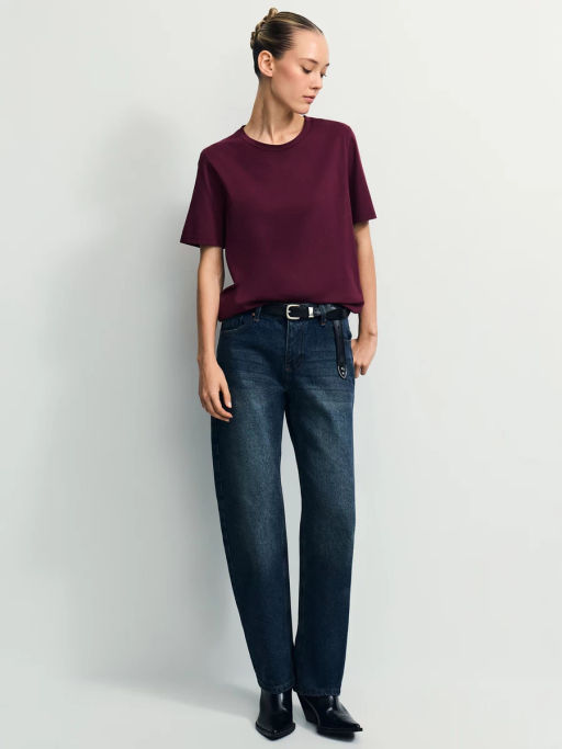 Базовая футболка из хлопка / Zarina