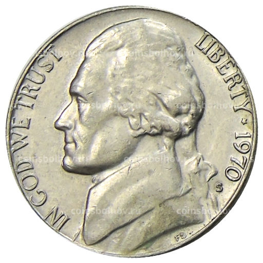 5 центов 1970 года S США