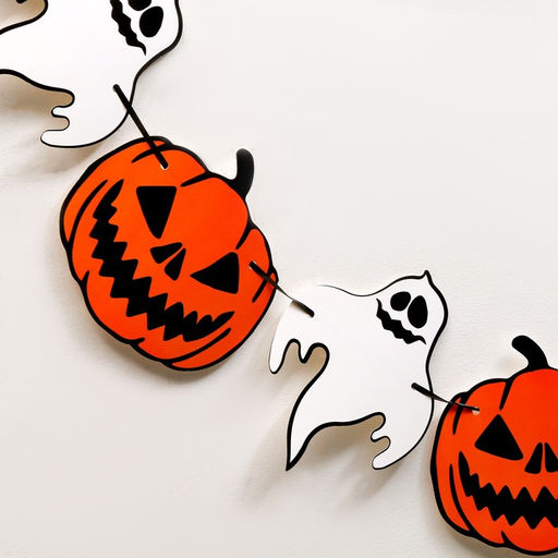 Гирлянда бумажная «Тыквы», длина 3 м