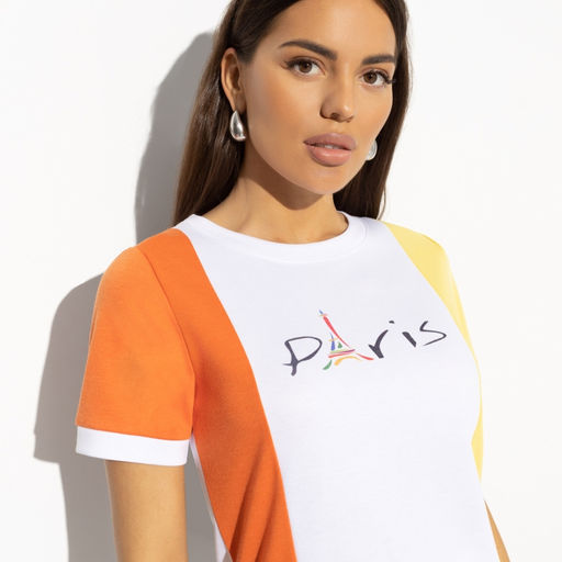 Футболка комбинированная Я так хочу - Charutti фото 3