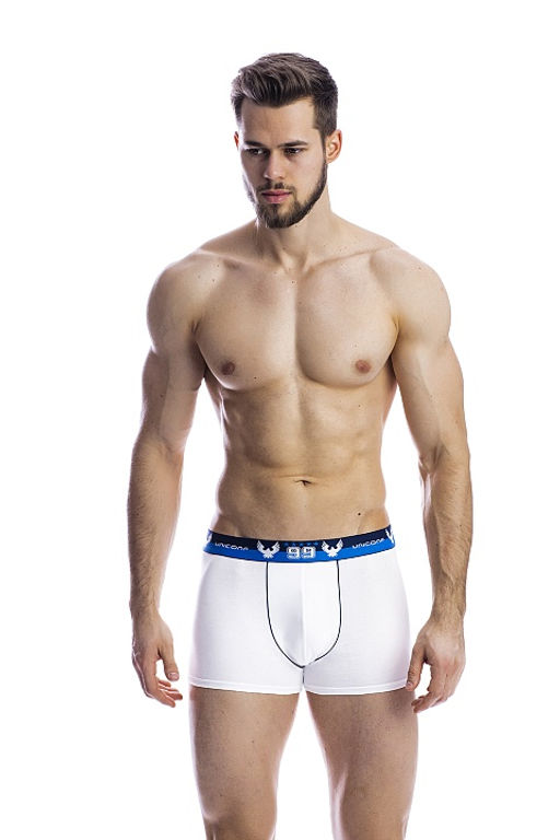 Мужские трусы BB12 Белый-Синий-Красный - Uniconf фото 2