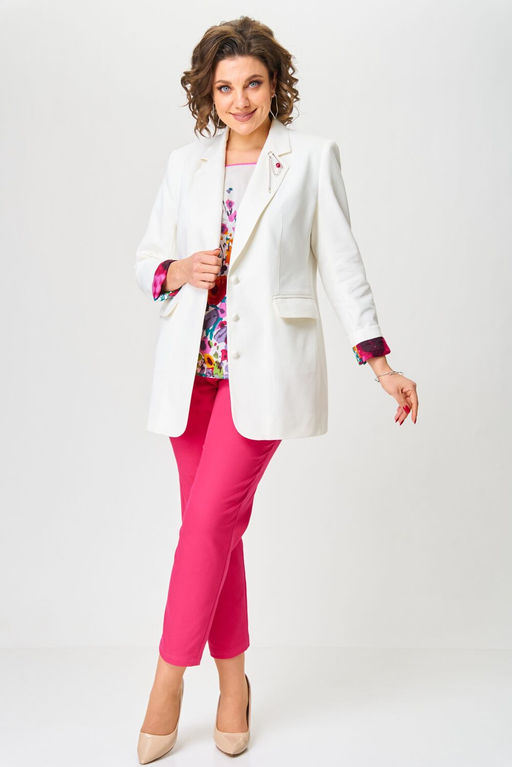 Жакет ANDINA CITY 4012-25 белый фото 5