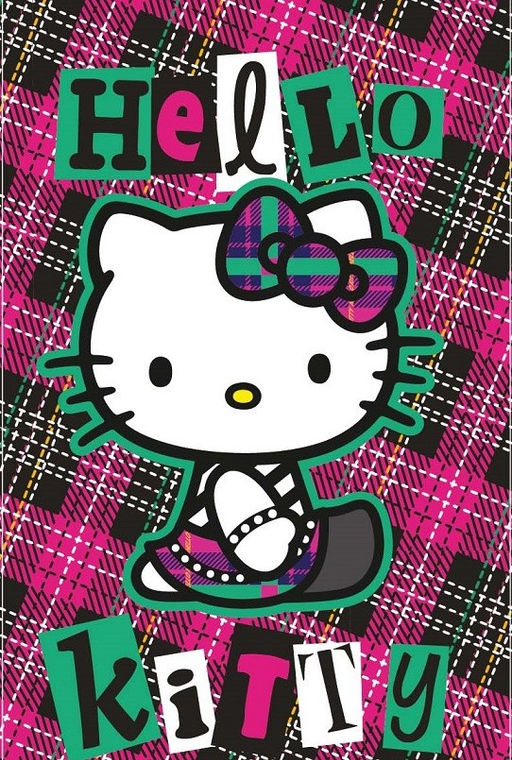 Блокнот А7 "Hello Kitty-3", 65*98мм, клетка, 40 л, 200 гр/м2