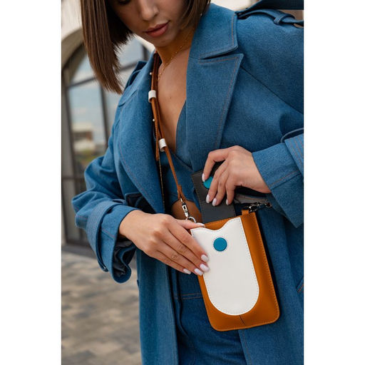 Чехол для хранения телефона Smart Case 81 Желтый/белый/серый