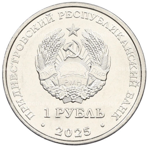 1 рубль 2025 года Приднестровье Спорт  Настольный теннис