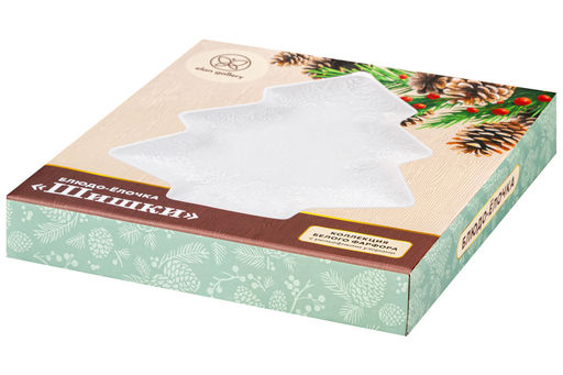 Блюдо - елочка 24.5*29.5*3.3 см Шишки - Elan gallery фото 7