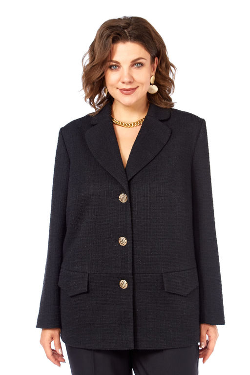 Костюм Элль стиль 2403 черный фото 5