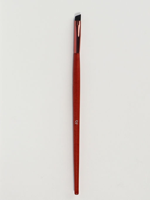 Цена за 2 шт. Кисть для макияжа Brush WOOD, скошенная, 16(±1) см, коричневый/золотистый