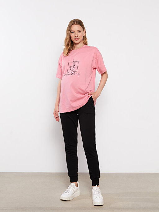 Kar?n Panelli D?z Hamile Jogger E?ofman Alt?