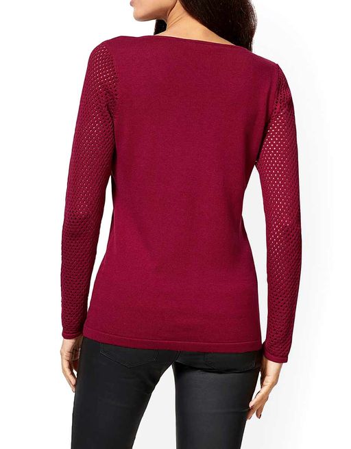 Пуловер, вишневый - Ashley brooke фото 4