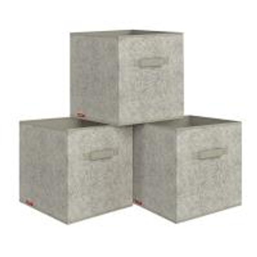 Короба стеллажные, без крышки, 28*28*28 см, набор 3 шт. Valiant  фото 26