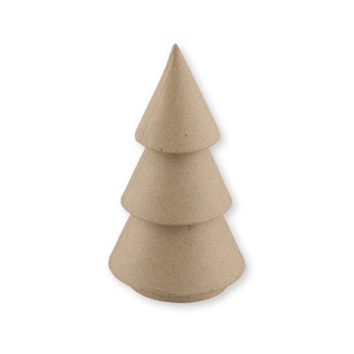 Заготовка для декорирования Love2art PAM-036 елка папье-маше 6.5 х 6.5 х 14 см 2 шт