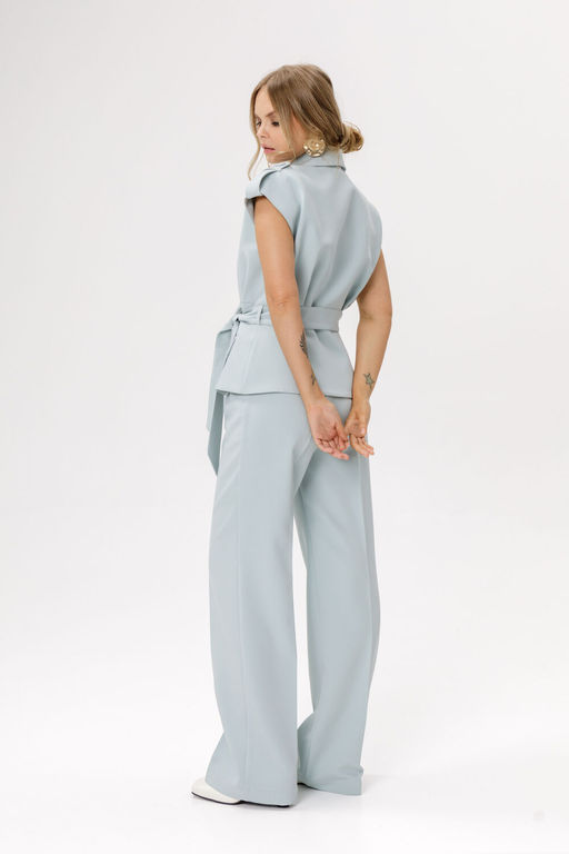 Жилет Pirs 6589 серо-мятный