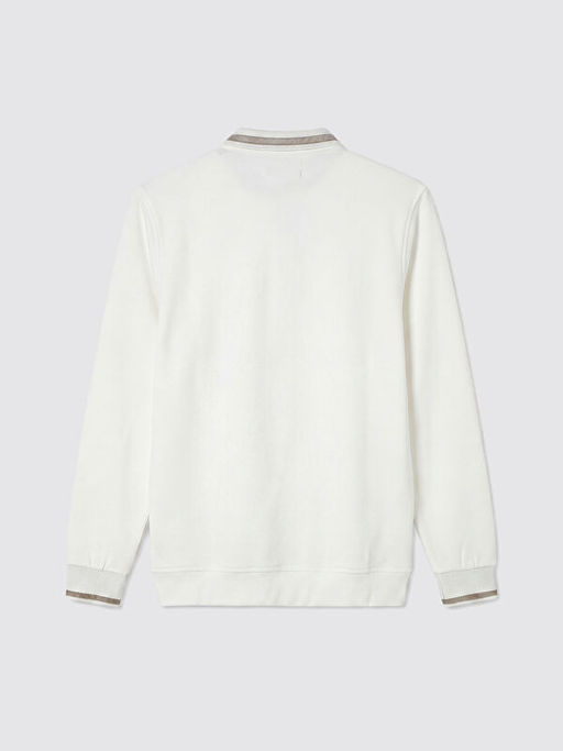 Polo Yaka Erkek Sweatshirt