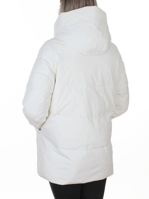 YR-6612 WHITE Куртка зимняя женская (150 гр. холлофайбер)