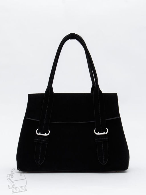 Сумка женская кожаная 1092M black Polina&Eiterou