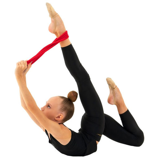 Скакалка гимнастическая Grace Dance, 3 м, цвет красный  фото 5