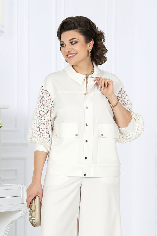 Костюм Ninele 6057 молочный  фото 8
