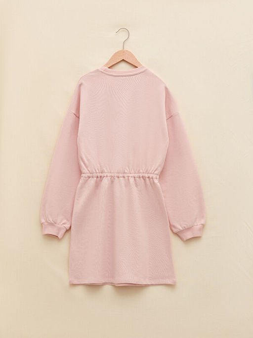 Bisiklet Yaka Basic Uzun Kollu K?z ?ocuk Elbise - Waikiki фото 2