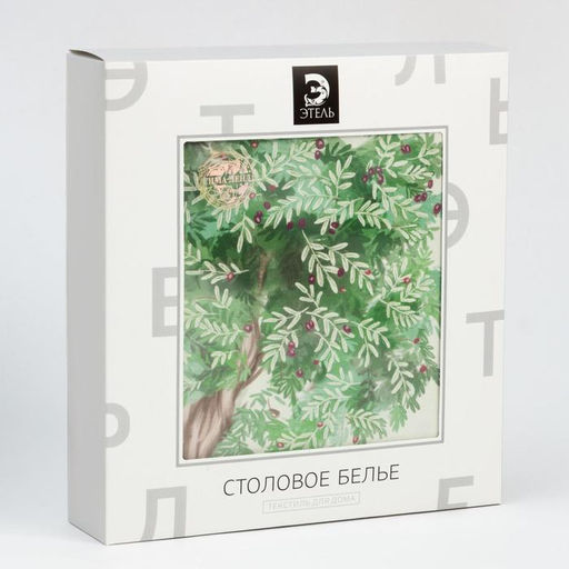 Скатерть Этель Olivia, 220х150 см, 100 % хл, саржа 190 гр/м2  фото 15