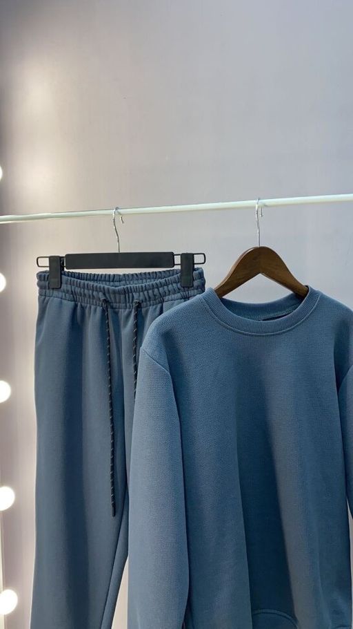 из ЛАКОСТЫ С НАЧЁСОМ Костюм мужской со свитшотом - Knitka фото 7