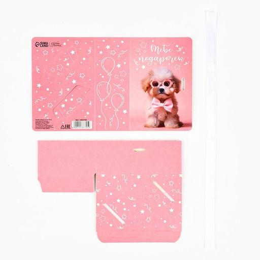 Цена за 2 шт. Складная коробка-книга «Тебе подарочек», 12×8×4.5 см