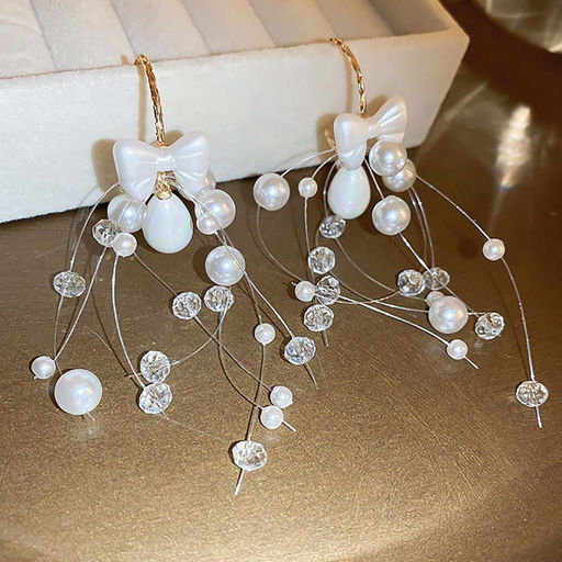 Серьги длинные на крючках арт. 13 1226 (id 266342) - Rada фото 3