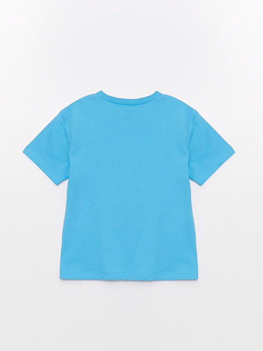 Bisiklet Yaka K?sa Kollu Bask?l? Erkek Bebek Ti??rt - Waikiki фото 2