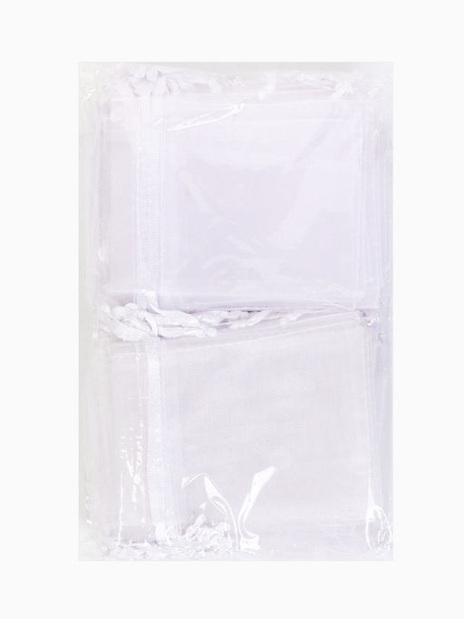 Набор мешочков подарочных 100шт., 7×9, цвет белый (1716475)