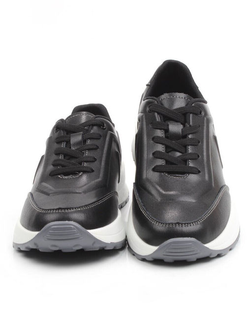 03-A9043-1 BLACK Кроссовки женские (натуральная кожа)