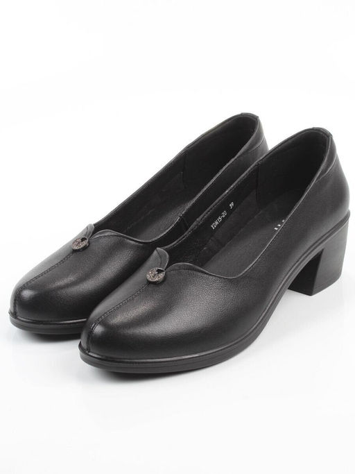 06-YDN15-20 BLACK Туфли женские (натуральная кожа)