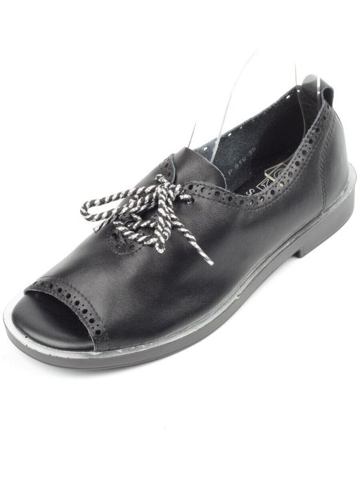 P-919 BLACK Босоножки женские (натуральная кожа) - Фабричный китай фото 2