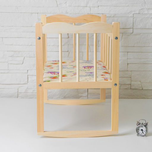 Кровать - качалка для кукол, большая, 50×30×45 см