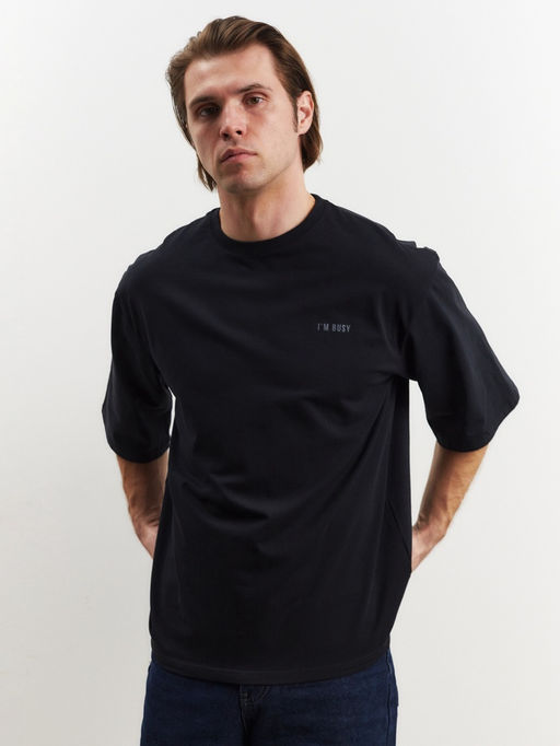 Футболка мужская MIST I'm busy, размер 48, чёрный