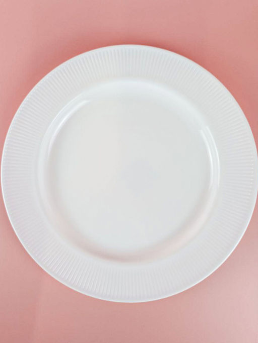 Тарелка обеденная Lavenir HoReCa "Stripes" 25 см, 10" OUSP100 WHITE стеклокерамика 106339