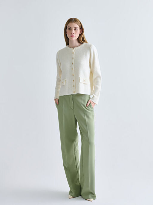 Bisiklet Yaka Kad?n Triko H?rka