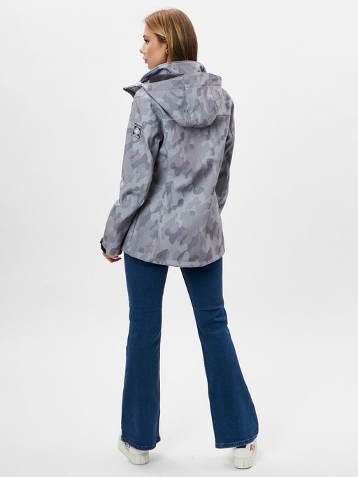 Ветровка MTFORCE женская softshell серого цвета 22005Sr  фото 10